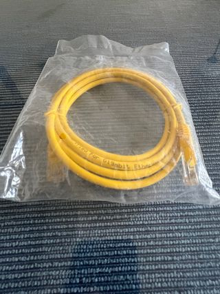Cable Ethernet LAN Amarillo Nuevo