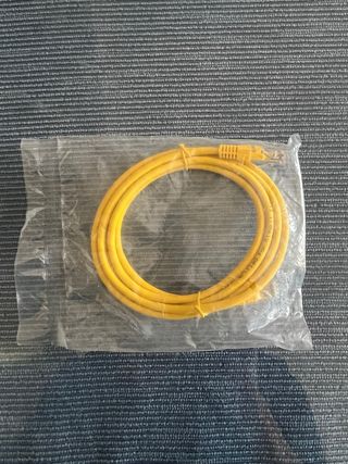 Cable Ethernet LAN Amarillo Nuevo