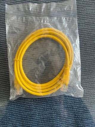 Cable Ethernet LAN Amarillo Nuevo