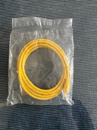 Cable Ethernet LAN Amarillo Nuevo