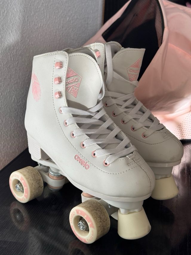 Patines Artisticos Oxelo Blancos Talla 37