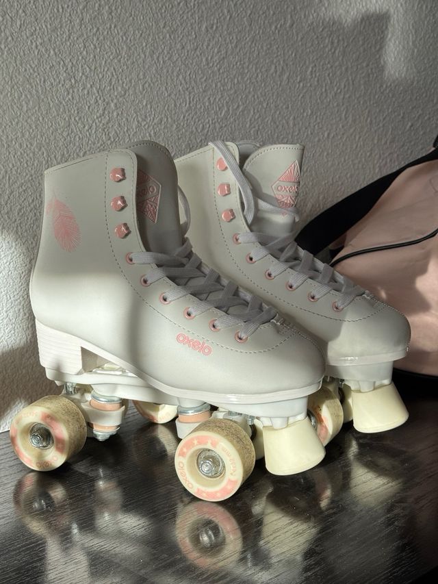 Patines Artisticos Oxelo Blancos Talla 37
