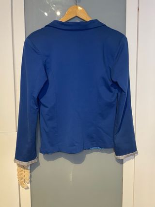 Blazer azul mujer