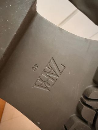 Botas de agua Zara verde oliva