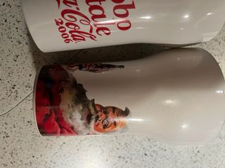 2 Bicchieri Coca Cola Babbo Natale 2006
