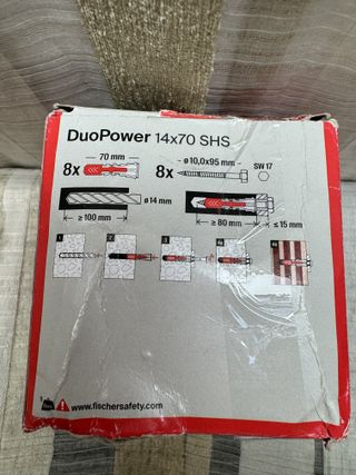 Fischer DuoPower 14x70 SHS Tacos (8 uds)