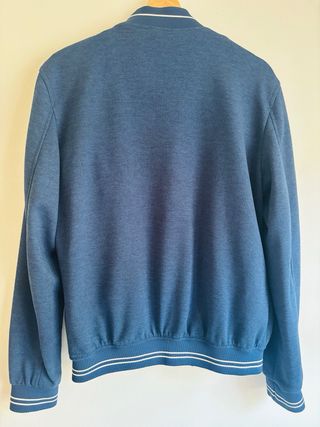 Bomber ZARA azul hombre M impecable