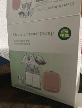 Sacaleches eléctrico azul