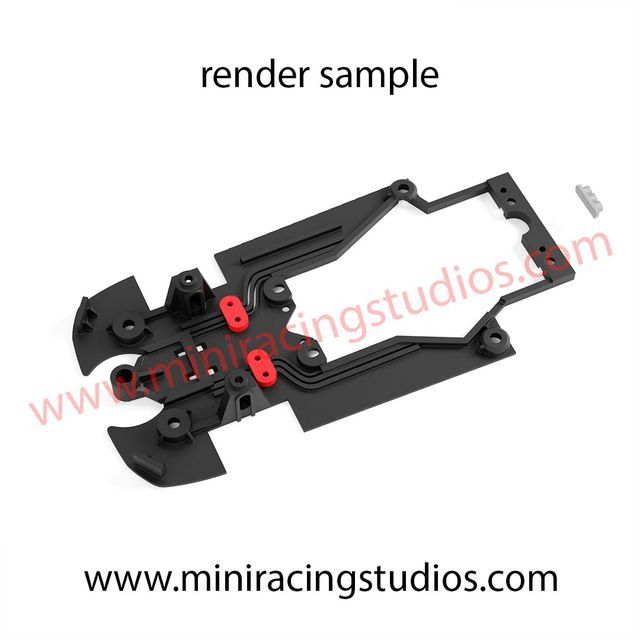 Chasis 3D X-FLEX - para FERRARI F40 Fly - Slot.it