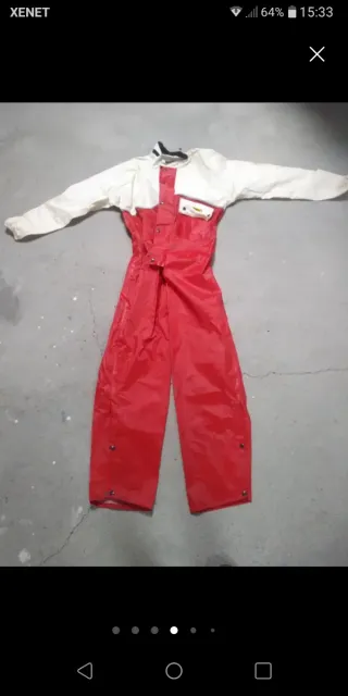 Chuvasquero Rojo y Blanco