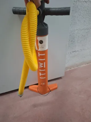 Remo, inflador y mochila para paddle