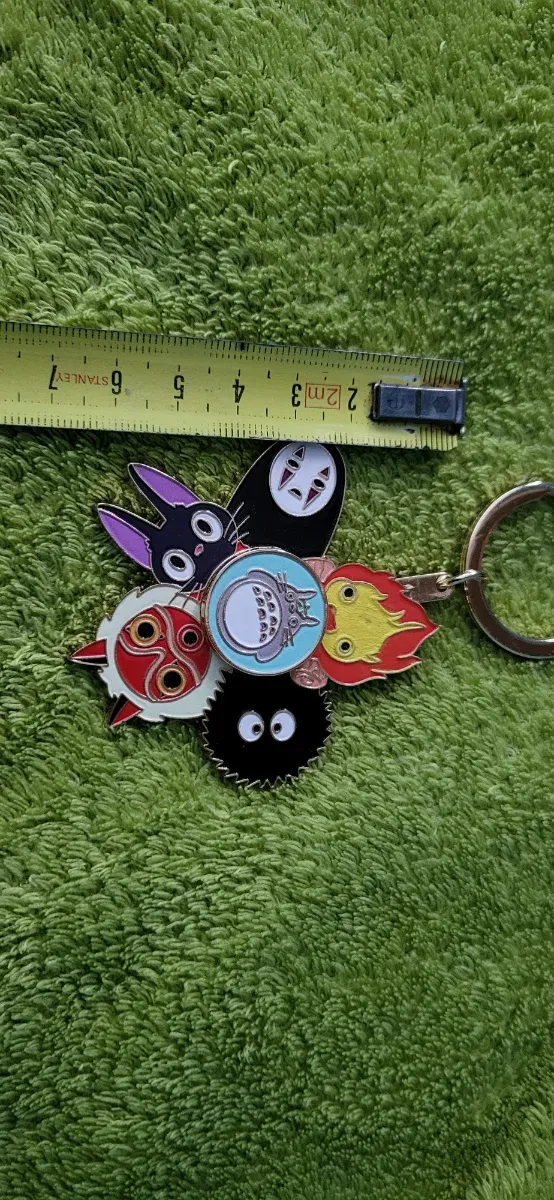 Set Totoro y Llavero Spinner Studio Ghibli