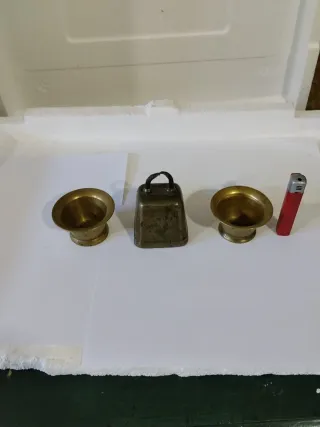 2 Almireces y Campana de Bronce