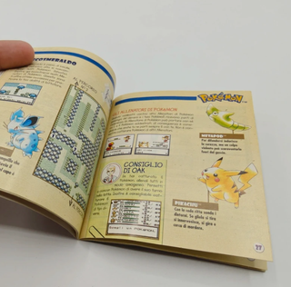 Manuale Pokemon Giallo Trainer's Guide Nintendo