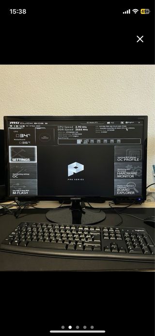 PC Escritorio + Monitor, Teclado y Ratón