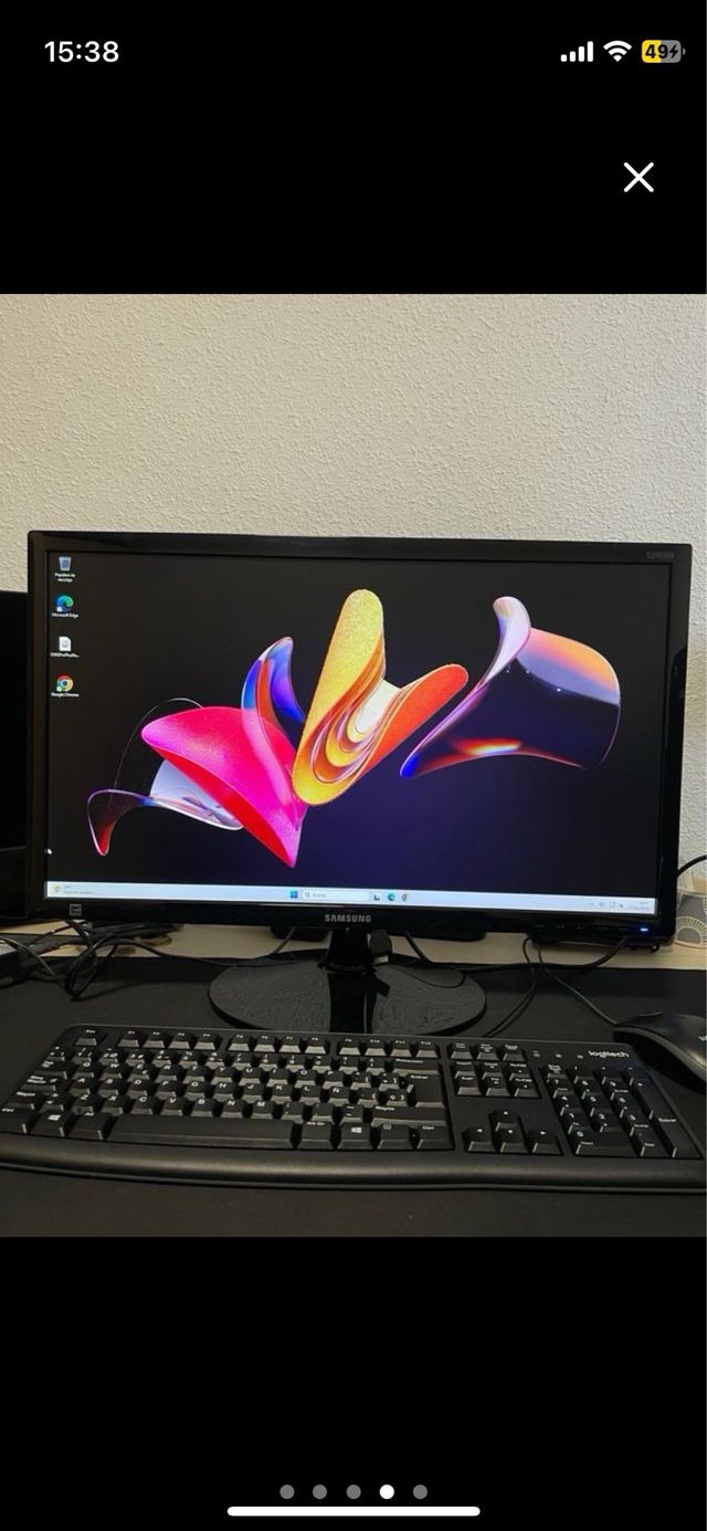 PC Escritorio + Monitor, Teclado y Ratón