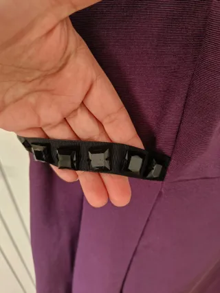 Vestido morado Adolfo Dominguez Talla M