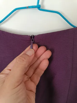 Vestido morado Adolfo Dominguez Talla M