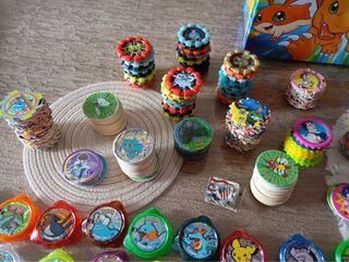 Tazos Pokemon, Shin Chan, Yugi Oh, Bleyblade,etc.