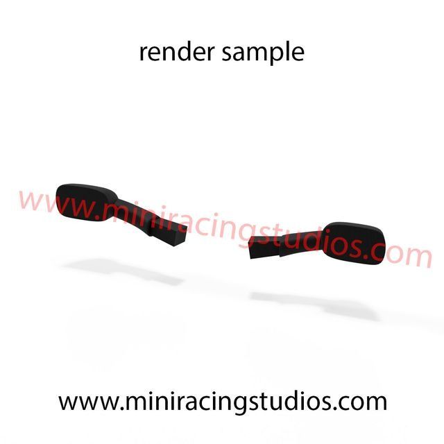 Alerón y/o Retrovisores 3D Ferrari 360 Scalextric