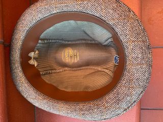 Cappello uomo scozzese marrone/grigio