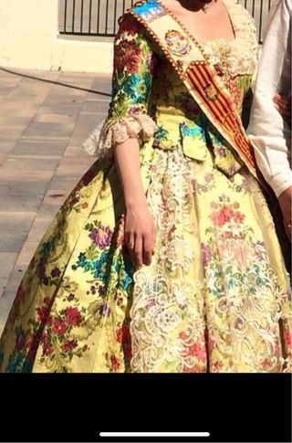 vestido fallera talla 38/40