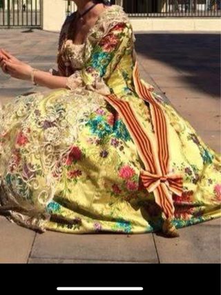 vestido fallera talla 38/40