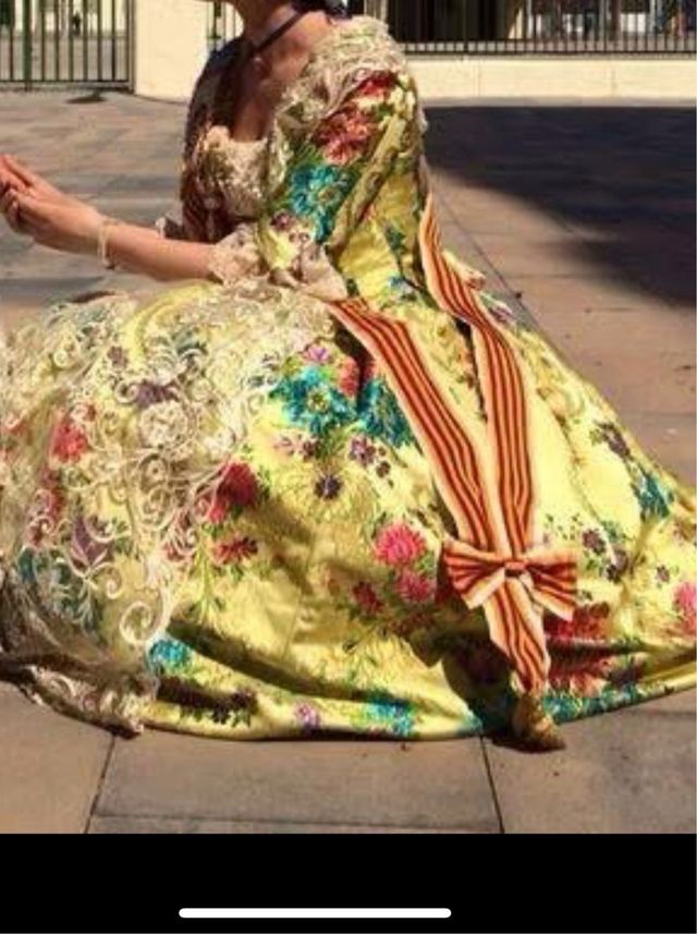 vestido fallera talla 38/40