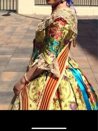 vestido fallera talla 38/40