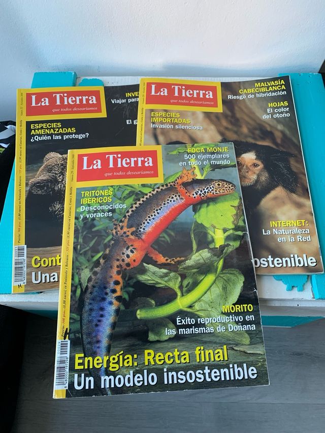 lote de 3 revistas de la Tierra
