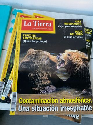 lote de 3 revistas de la Tierra