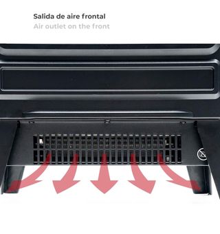 Chimenea Eléctrica 1950 W Kekai Nebraska 35x21x44 cm