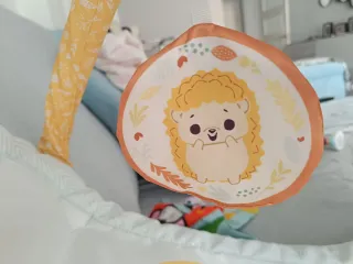 Manta de juego para bebé con animales