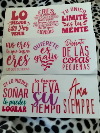 Pegatinas motivadoras