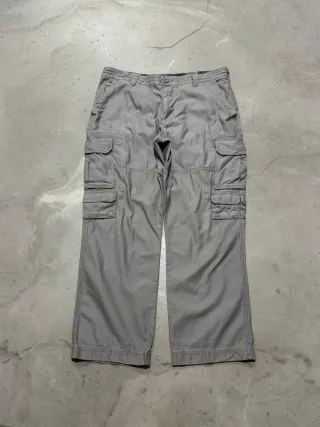 American vintage cargo pantaloni grey uomo 38x30
