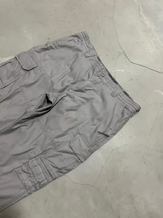American vintage cargo pantaloni grey uomo 38x30
