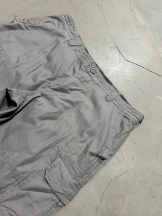 American vintage cargo pantaloni grey uomo 38x30