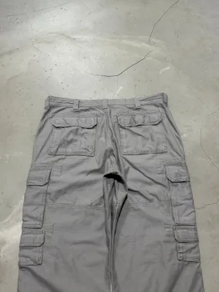 American vintage cargo pantaloni grey uomo 38x30