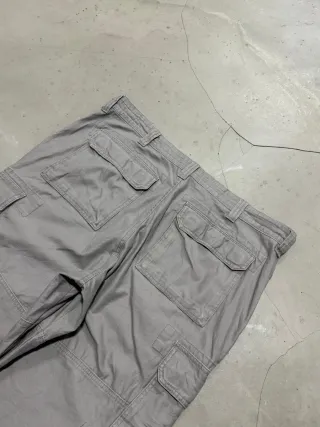 American vintage cargo pantaloni grey uomo 38x30