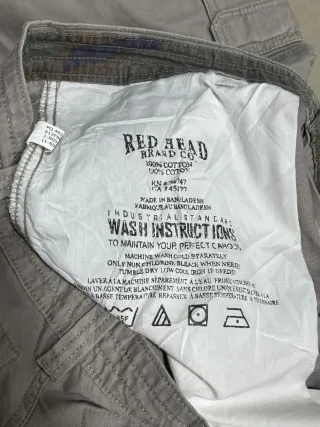 American vintage cargo pantaloni grey uomo 38x30