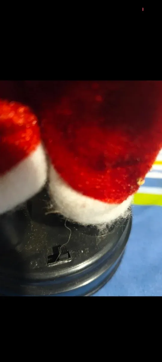 Babbo Natale Vintage con Candela