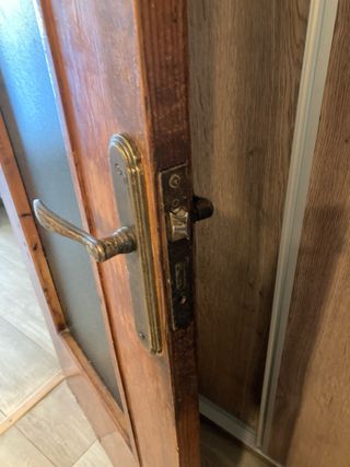 Puertas de madera con cristal