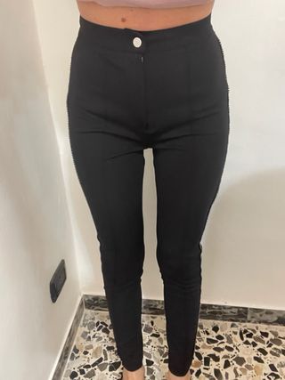 Pantaloni skinny eleganti neri