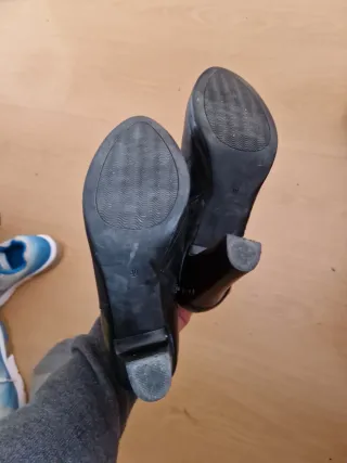 Botines negros tacón mujer