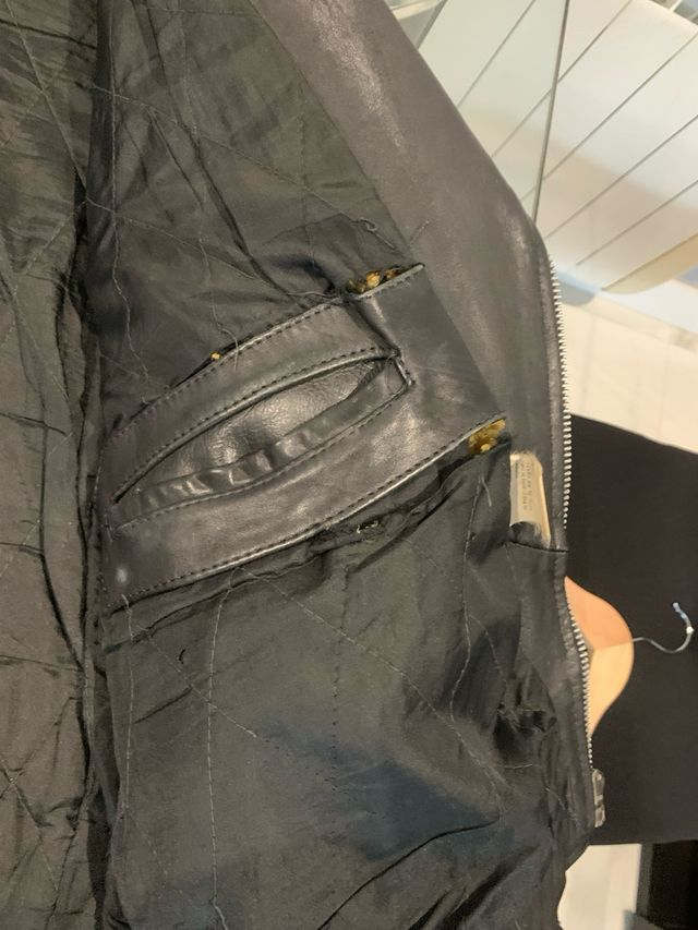 Cazadora cuero pintada Sepultura AMI