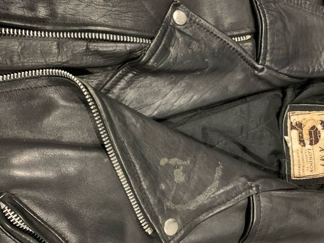 Cazadora cuero pintada Sepultura AMI