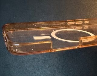 Cover trasparente glitter per iPhone 16 Pro Max