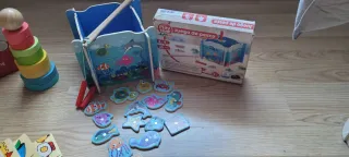 Lote Juguetes Madera: Camiones, Puzzles, Bloques