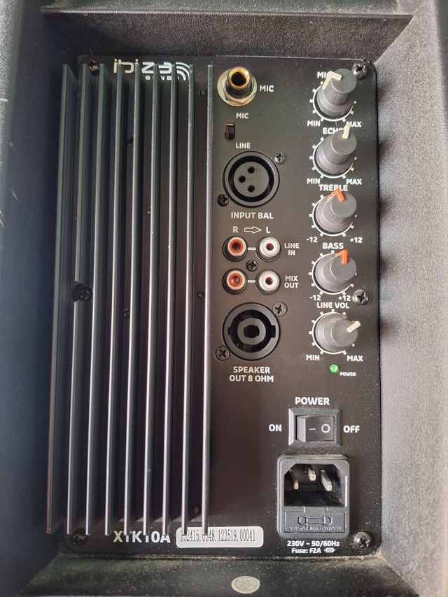 Altavoz Ibiza Sound 300W Negro