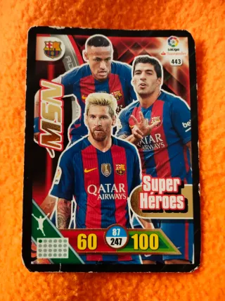 Cromo Panini LaLiga Santander MSN